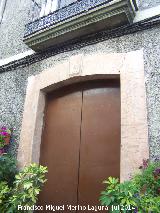 Casa de la Calle Carrera nº 9. Arco rebajado