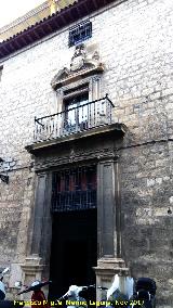 Palacio de la Calle Muñoz Garnica nº 13. Portada