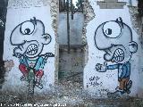 Casería del Santo Cristo de Límpias. Grafitis