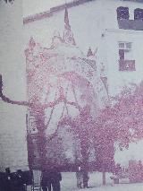 Calle Obispo Gonzlez. 1862 Arco para recibir la visita de Isabel II