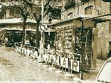 Kiosco del Paseo de la Estación. Foto antigua