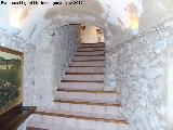 Castillo de Jimena. Escaleras de acceso al habitáculo superior