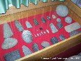 Museo de Jódar. Útiles líticos prehistóricos