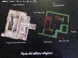 Cástulo. Edificio anexo al Templo Imperial. Plano