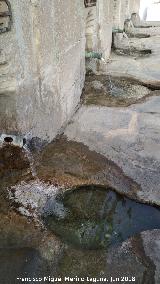 Pilar de los Cinco Caños. Caños