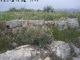 Torre ibero-romana del Cerro de la Horca. Muralla del torreón