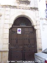 Casa de la Calle La Feria nº 47. Portada de la cochera