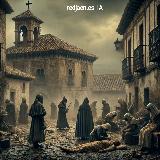 Historia de Jan. Epidemias de peste. Foto creada por IA