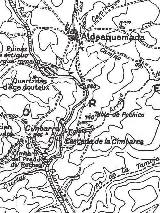 Pinturas rupestres y grabados del Poyo del Medio de la Cimbarra IV. Mapa de Breuil