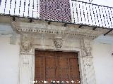 Casa de la Calle del Río nº 45. Dintel