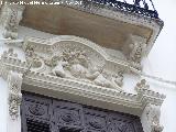 Casa de la Calle del Río nº 9. Sobremarco del primer piso