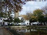 Plaza del Sagrado Corazón de Jesús. Estanque