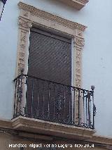 Casa de la Calle Carrera de las Monjas nº 17. Balcón
