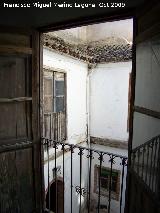 Palacio del Vizconde. Balcón al patio porticado