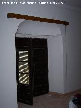 Palacio del Vizconde. Puertas del balcón del dormitorio principal