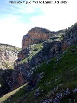 Cerro La Veleta. Pared de la estribación norte que forma La Cerradura