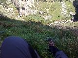 Cerro La Veleta. Inclinación de la ladera norte