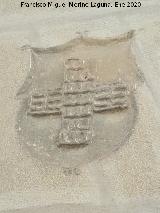 Casa de la Calle Pi�drola n� 11. Escudo izquierdo