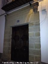 Casa de la Calle el Carmen nº 64. Portada