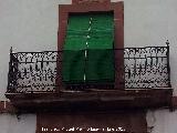 Casa de la Plaza Jesús Nazareno nº 9. Balcón