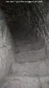 Torreón de Lupión. Escaleras del primer al segundo piso