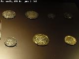 Historia de Mengíbar. Monedas de Carlos III y Carlos IV de la Batalla de Mengíbar 1808. Castillo de Mengíbar