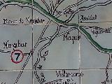 Historia de Mengíbar. Mapa de Bernardo Jurado. Casa de Postas - Villanueva de la Reina