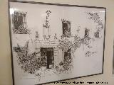Casa Grande de San Antón. Dibujo de Luis Berges en el Hotel Abba de Granada