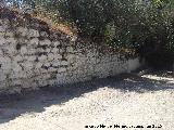 Casa Grande de San Antón. Muro antiguo y fuente