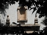 Casa Grande de San Antón. Pináculos y hornacina