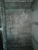 Iglesia de San Juan Bautista. Muros internos de la parte del antiguo jardín