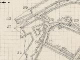 Castillo de Navas de San Juan. Plano topográfico de 1894