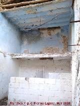 Casería del Huevo. Vigas de troncos