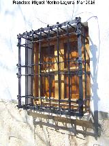 Casería de la Misa. Reja de rosetas