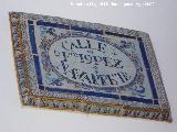 Casa de Francisco López Navarrete. Nombre de la calle