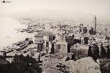 Alcazaba de Málaga. Foto antigua. Antes de reconstruir