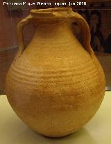 Historia de Peal de Becerro. Jarra de dos asas visiguda siglos V-VII. Museo Arqueológico Provincial de Jaén