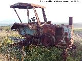 Maquínaria antigua de Almenara. Tractor
