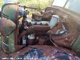 Maquínaria antigua de Almenara. Motor del camión