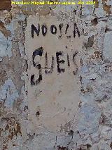 Nave de Grañena. Pintada