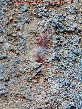 Pinturas rupestres de las Cuevas del Curro Abrigo III. Mancha de la izquierda