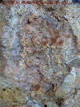 Pinturas rupestres de las Cuevas del Curro Abrigo III. Agrupación de puntos superior del grupo I