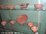 Obulco. Vajilla romana. Museo Arqueológico de Porcuna