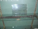 Obulco. Falcata. Museo Arqueológico de Porcuna