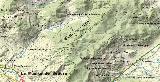 Sierra Oruña. Mapa