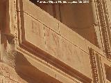 Catedral de Jan. Vtores. Ventana baja de la torre de la Fachada Sur