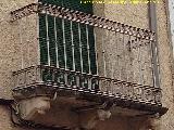 Casa de la Calle Jardín nº 8. Balcón del primer piso