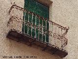 Casa de la Calle Jardín nº 8. Balcón del segundo piso