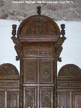 Iglesia de Santa María del Collado. Sillón del Obispo D. Francisco Delgado