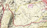 Casería de Fuente César. Mapa